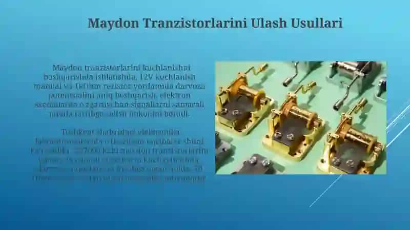 Maydon tranzistorlari 4