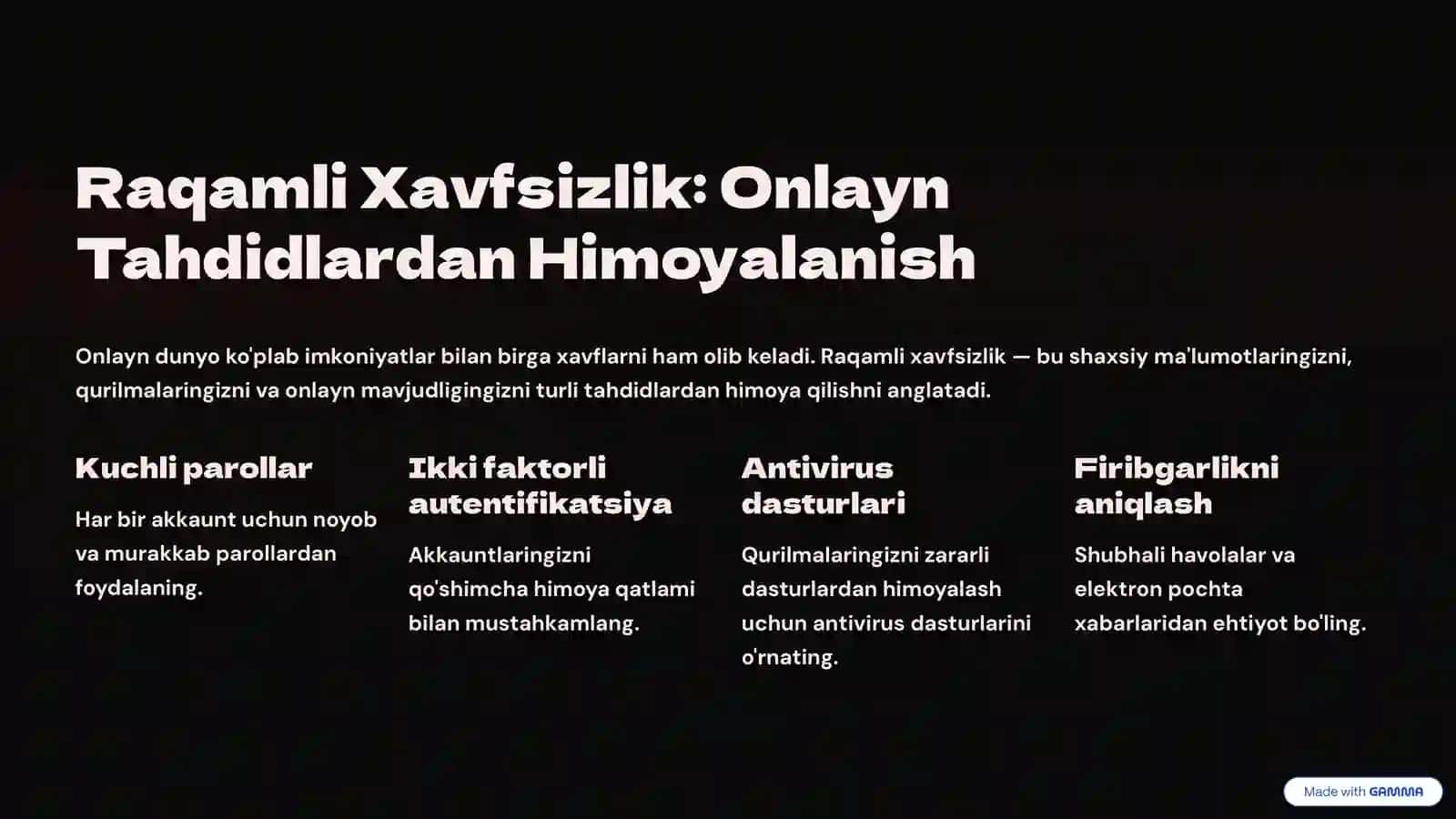Raqamli Fuqarolik: Onlayn Dunyoda Mas'uliyatli Harakatlanish 4