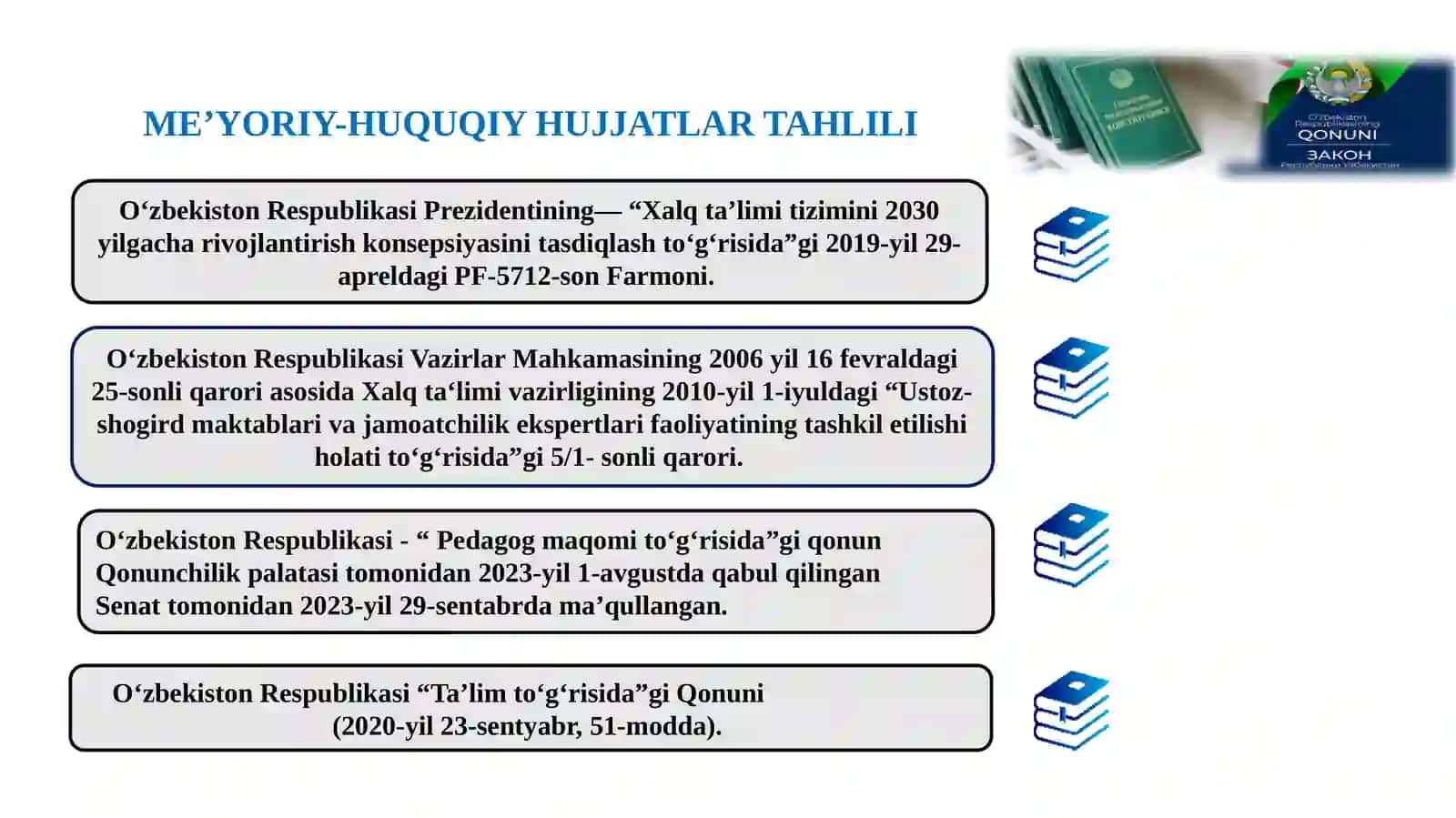 YANGI XODIMLARNI JAMOAGA KASBIY VA IJTIMOIY MOSLAHSTIRISH 4