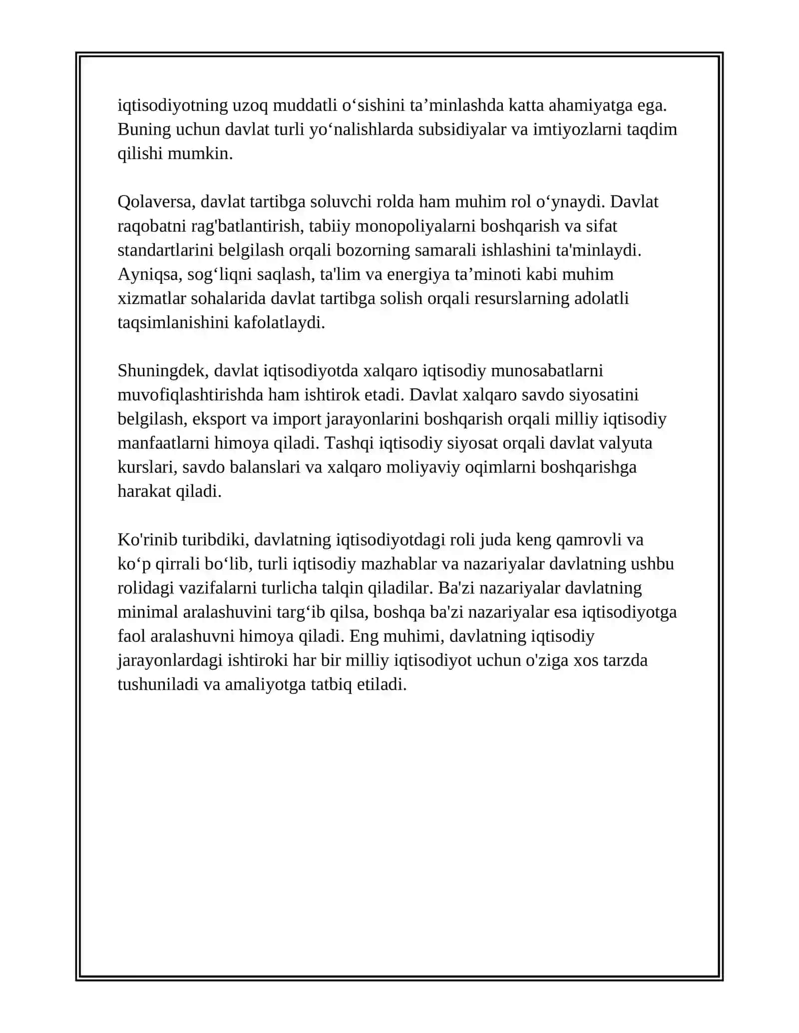 DAVLATNING IQTISODIYOTDAGI ROLI MAQSAD VA VAZIFALARI 4