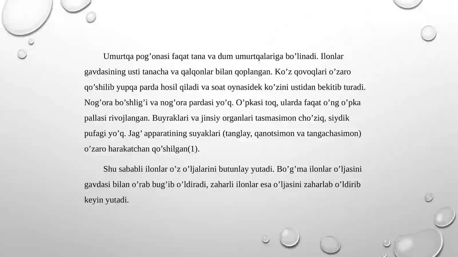 O’ZBEKISTONDA UCHRAYDIGAN ZAHARLI ILONLAR VA ULAR ZAHRINING XUSUSIYATLARI 4