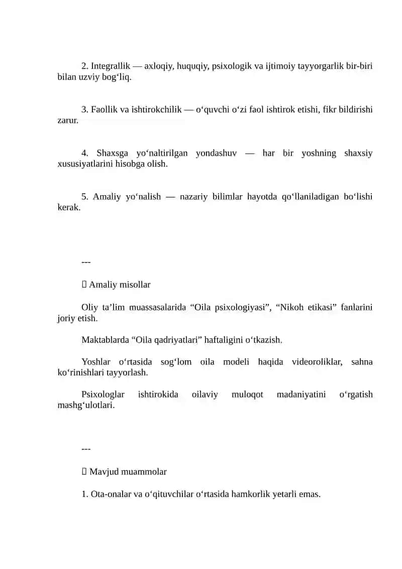 Yoshlarni oilaviy hayotga tayyorlashning pedagogik aspektlari 4