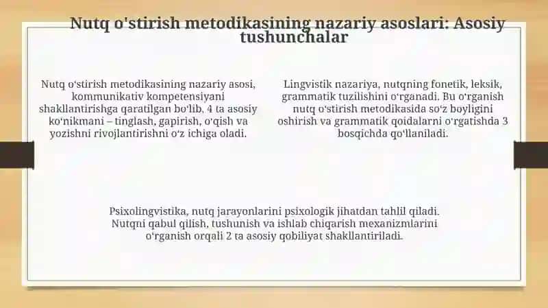 Nutq oʻstirish metodikasining nazariy asoslari 4