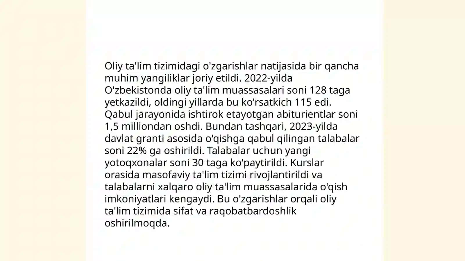 O'zbekiston Respublikasida maktab ta'limi islohotlari 4