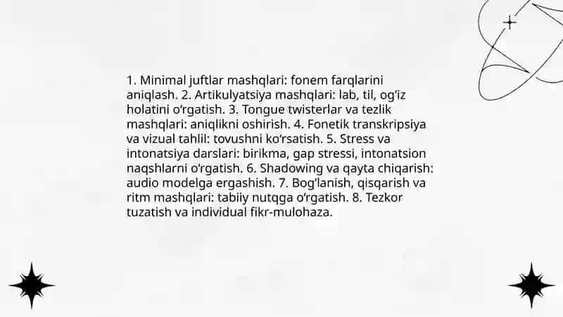 Ingiliz tilida gapirishni o'rgatish 4