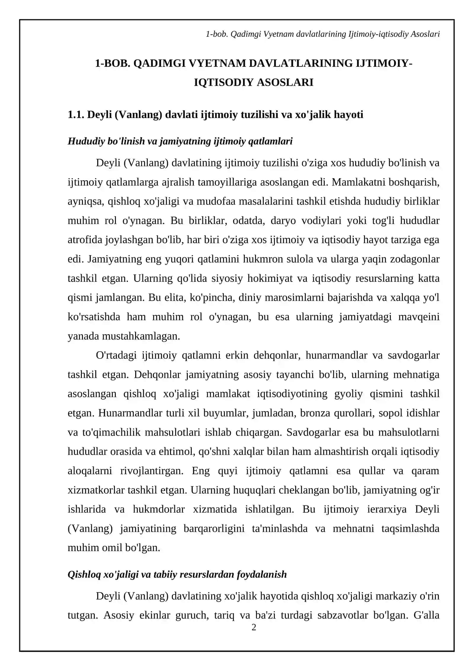 Qadimgi Vyetnam mamlakatlarining ijtimoiy –iqtisodiy va siyosiy tuzilishi 4