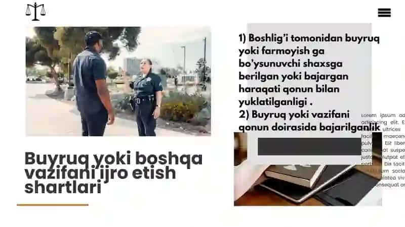 Qilmishni jinoiyligini istisno qiluvchi holatlar 4