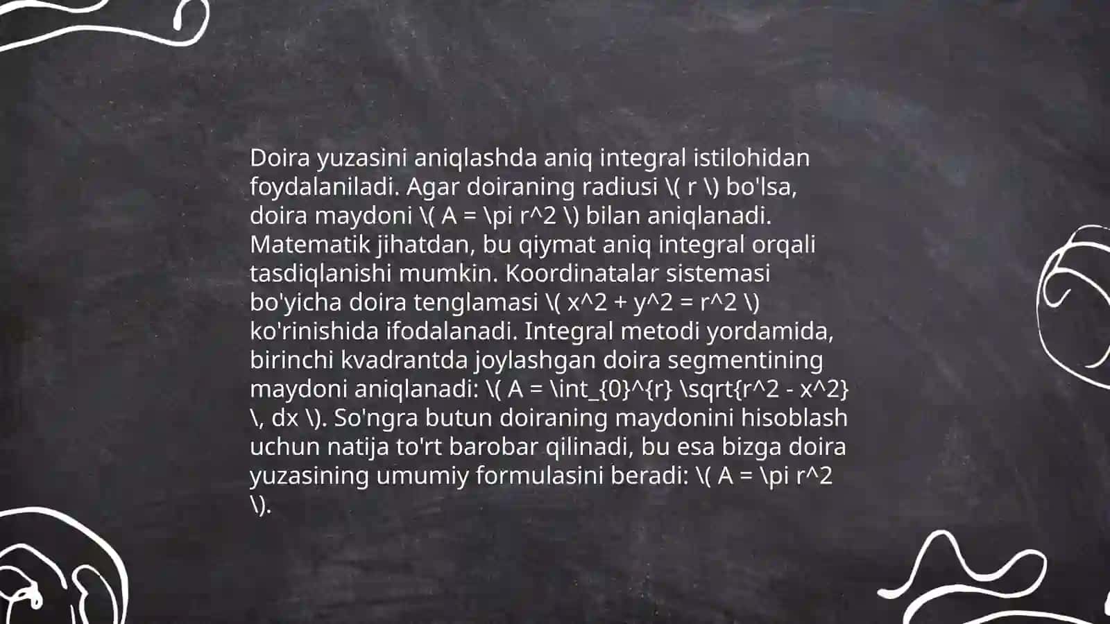 Aniq integralning geometrik tatbiqlari 4