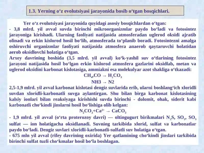 "ATROF MUHIT KIMYOSI" FANINING MAZMUNI, PREDMETI VA METODI 4