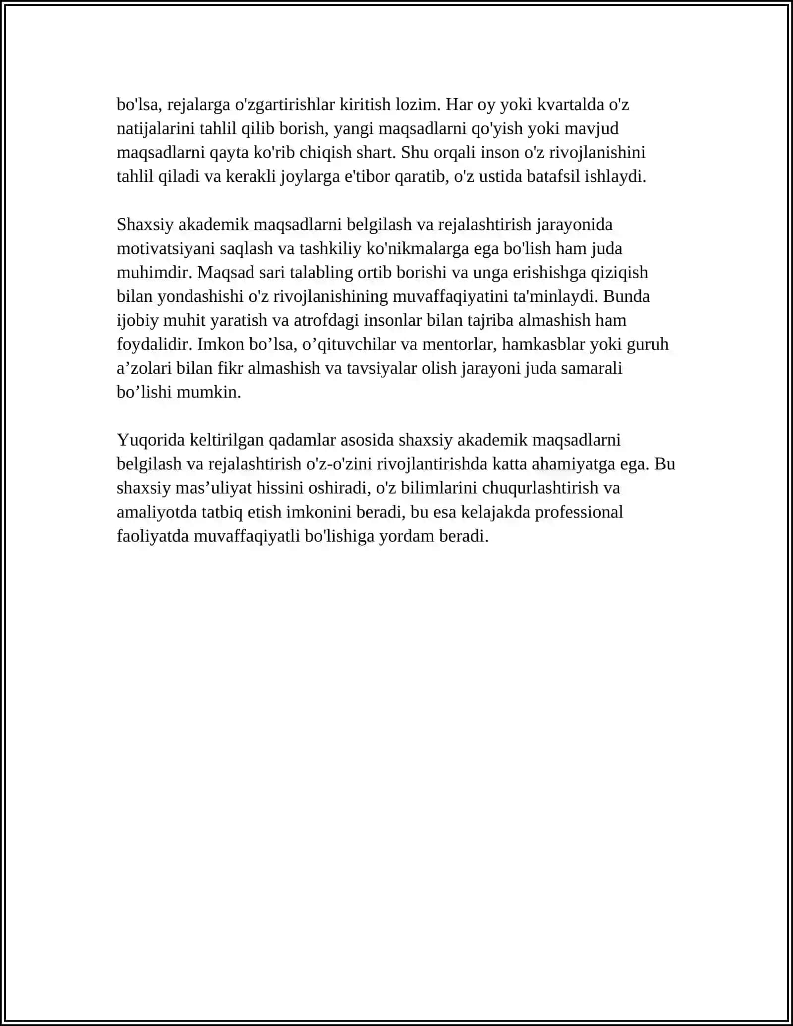 SHAXSIY AKADEMIK FAOLIYAT VA UNI TASHKIL ETISH VOSITALARI 4