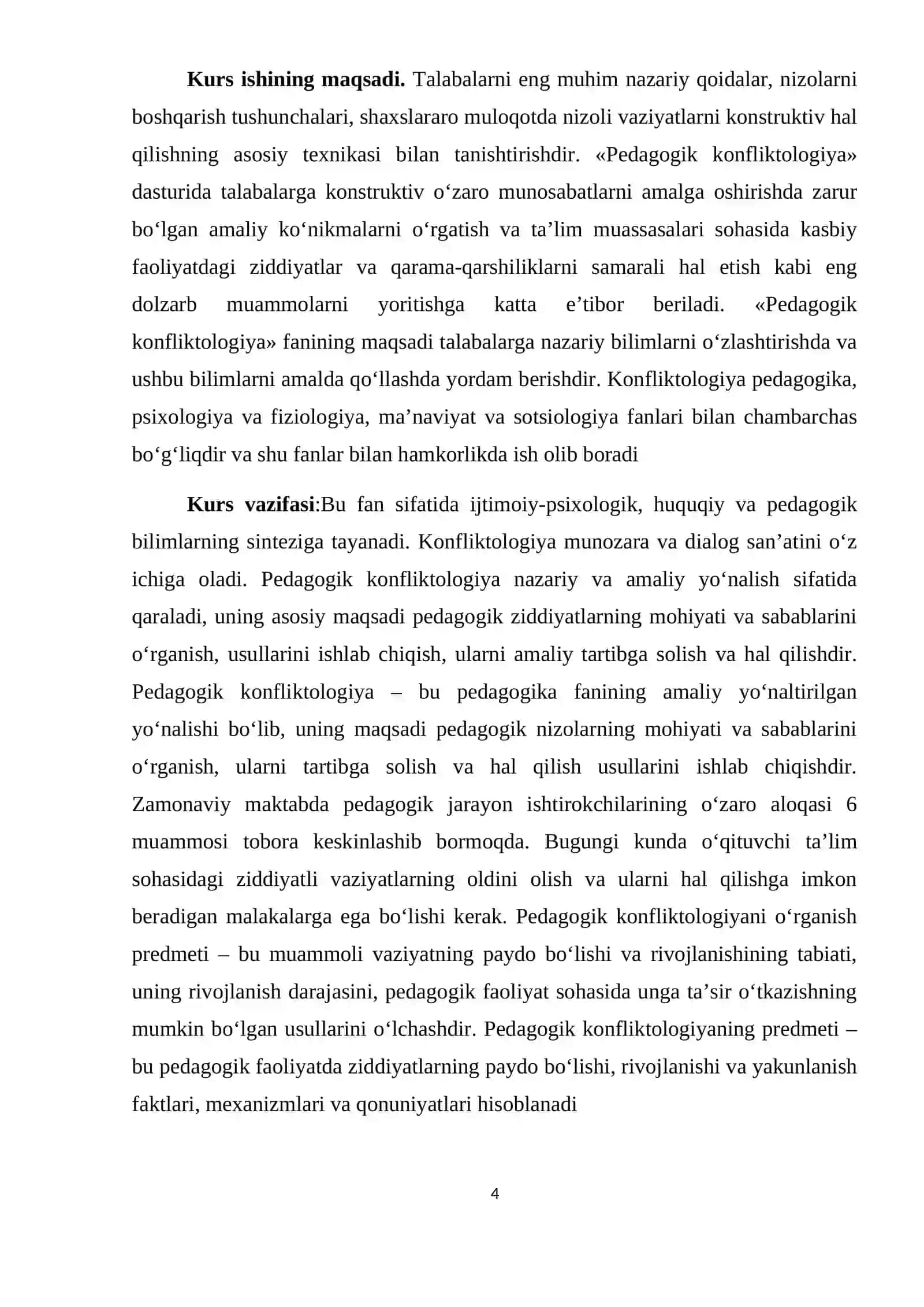 Konflikt vaziyatda agressiya va zo’ravonlikni bartaraf etish yo’llari 4