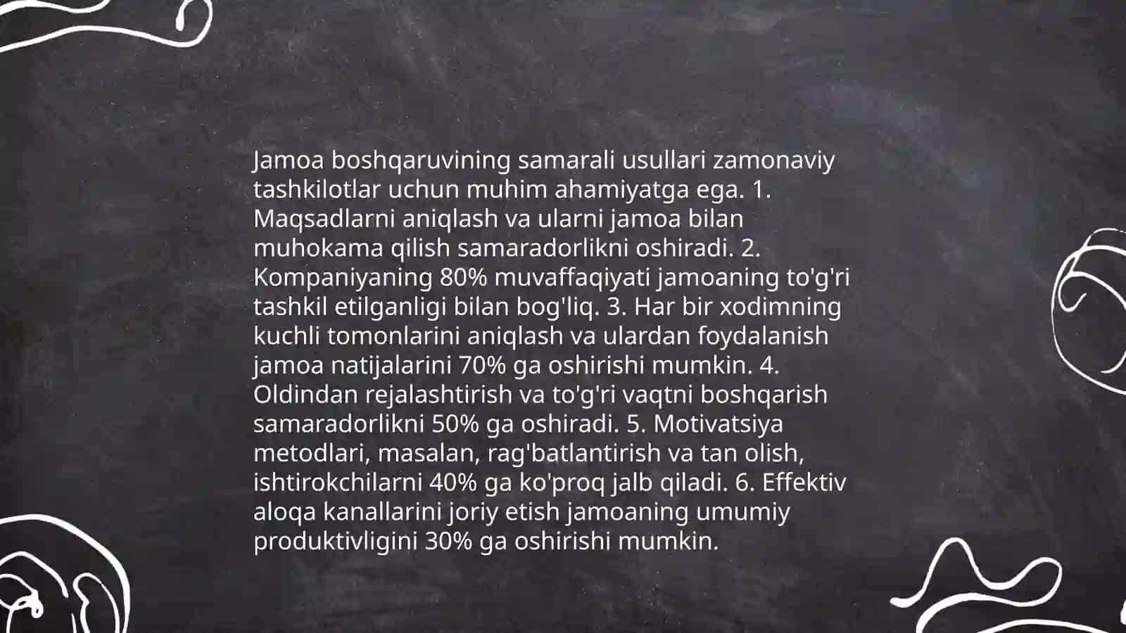 Guruh rahbarining faoliyatida jamoani shakllantirish metodikasi.Guruh rahbari va uning faoliyatini tashkil etish 4