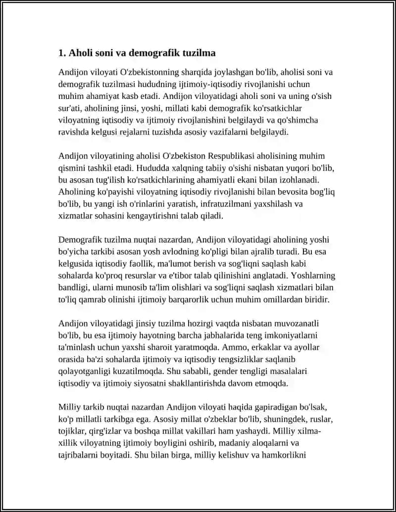 ANDIJON VILOYATI IJTIMOIY-IQTISODIY STATISTIK TAHLILI 4