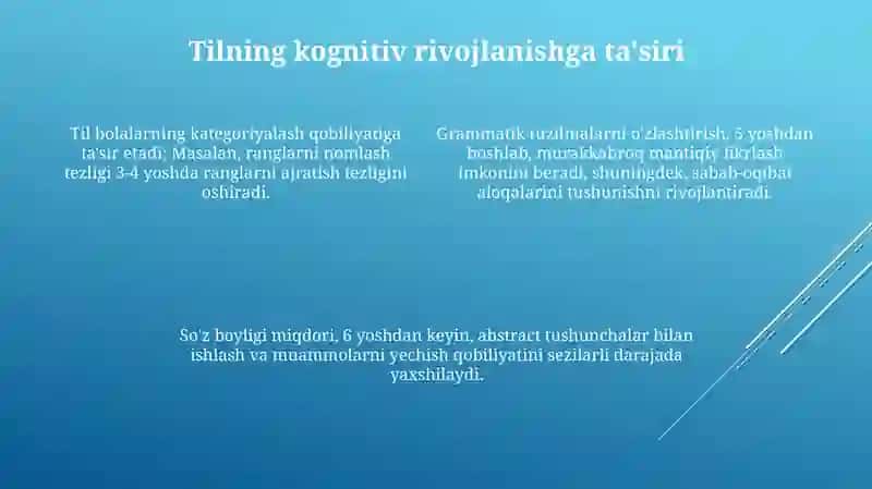 Psixik jarayonlarning shakllanishida tilning ahamiyati 4