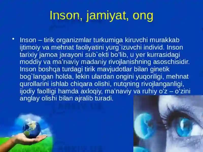 Tabiatni o'rganishga oid qarashlar tarixi 4