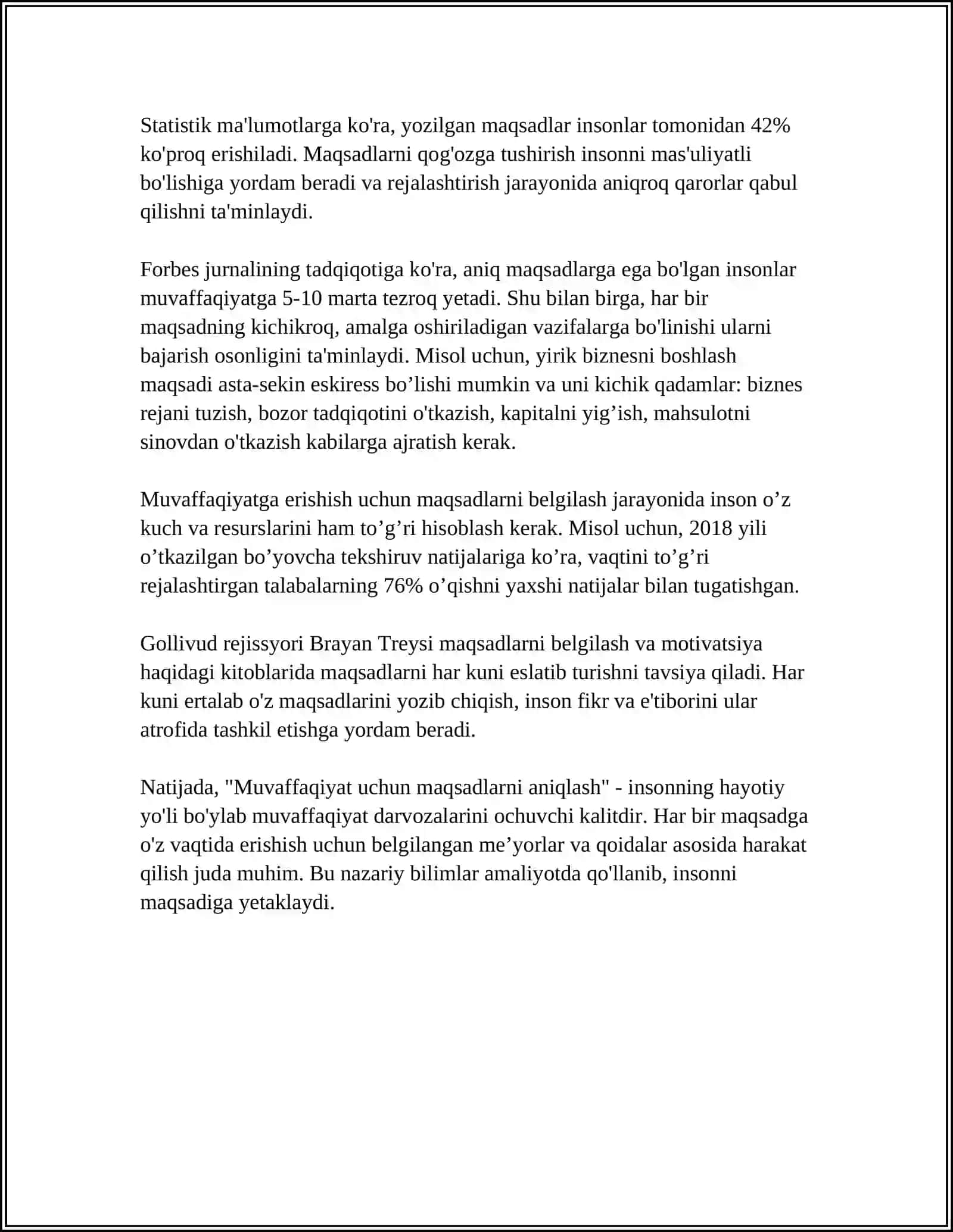 MEN BAXTLI BOʻLISHIM UCHUN NIMALAR QILISHIM KERAK 4