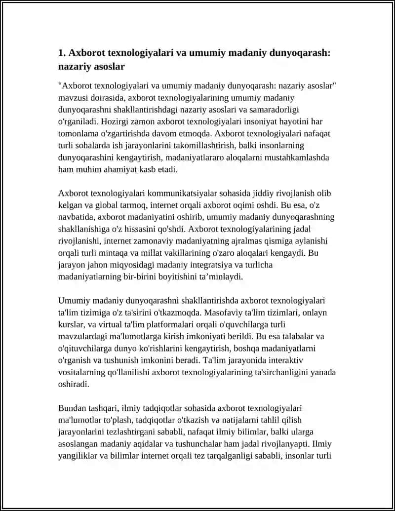 AXBOROT TEXNOLOGIYALARI-UMUMMADANIY DUNYOQARASHINI SHAKLLANTIRISHNING SAMARALI VOSITASI 4