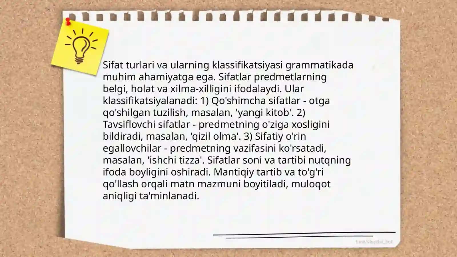 Interfaol Metodlar va Sifat Turklar 4