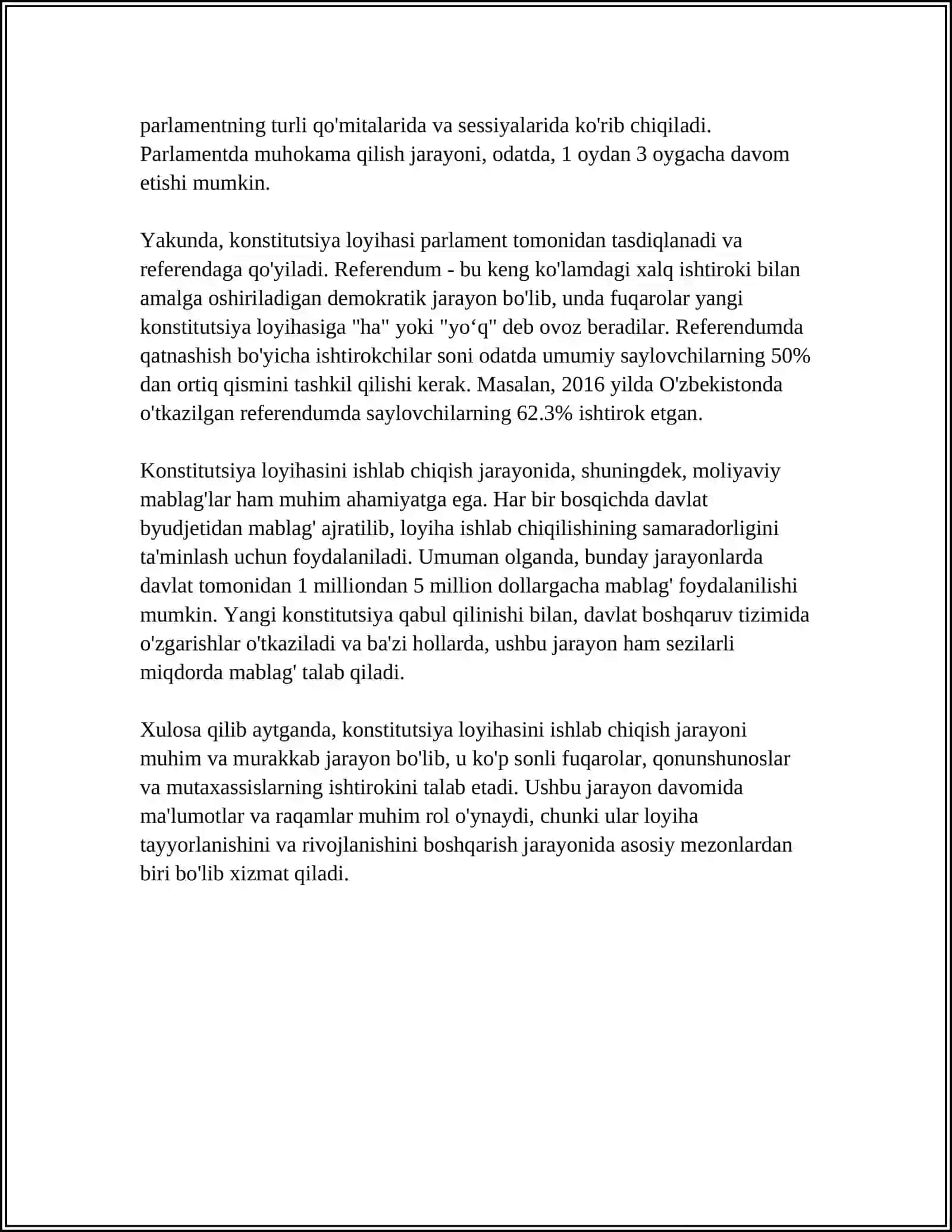 YANGI TAHRIRDAGI KONSTITUTSIYA QABUL QILISH JARAYONI 4