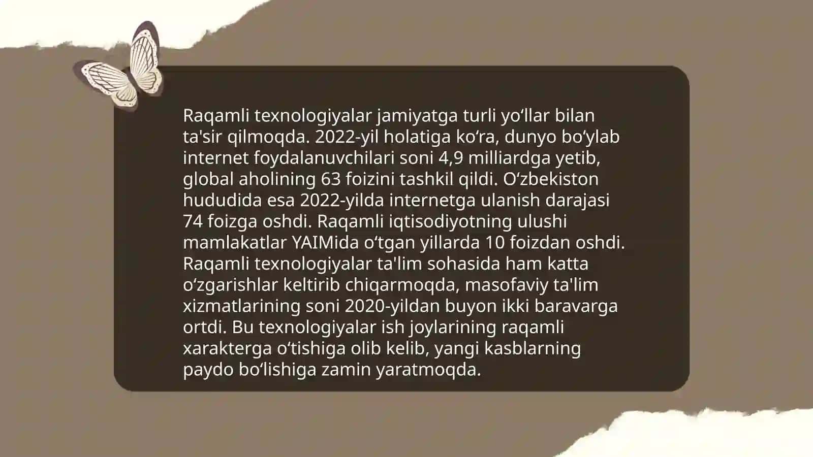 Axborotlashgan jamiyat va uning istiqbollari 4