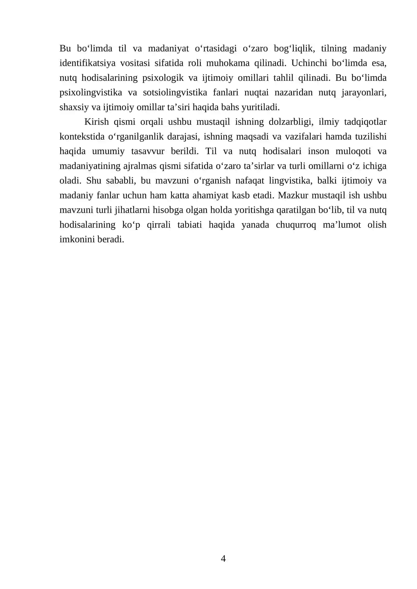 NODIRNING DINSHUNOSLIK FANIDAN TAYYORLAGAN MUSTAQIL ISHI 4