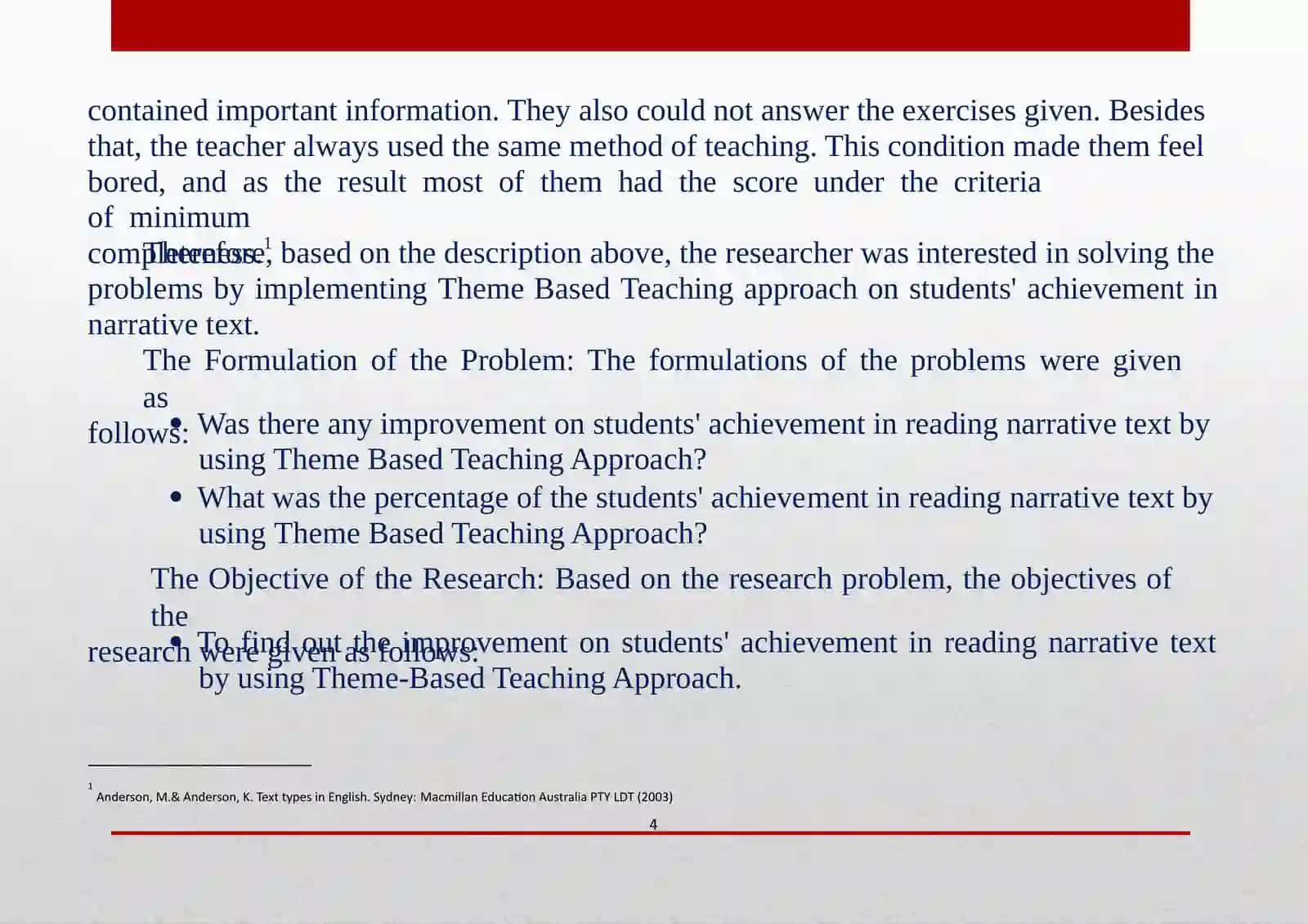 Theme-based Teaching Approach in English Literature 4