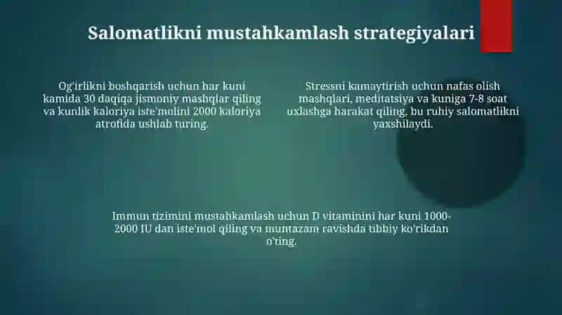 Tabiyatni asraylik 4