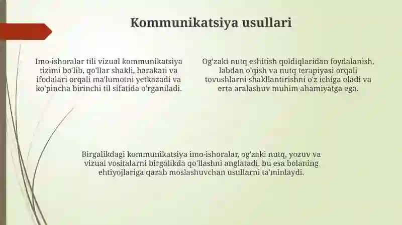 Eshitishida nuqsoni boʻlgan bolalarga taʼlim tarbiya berish 4