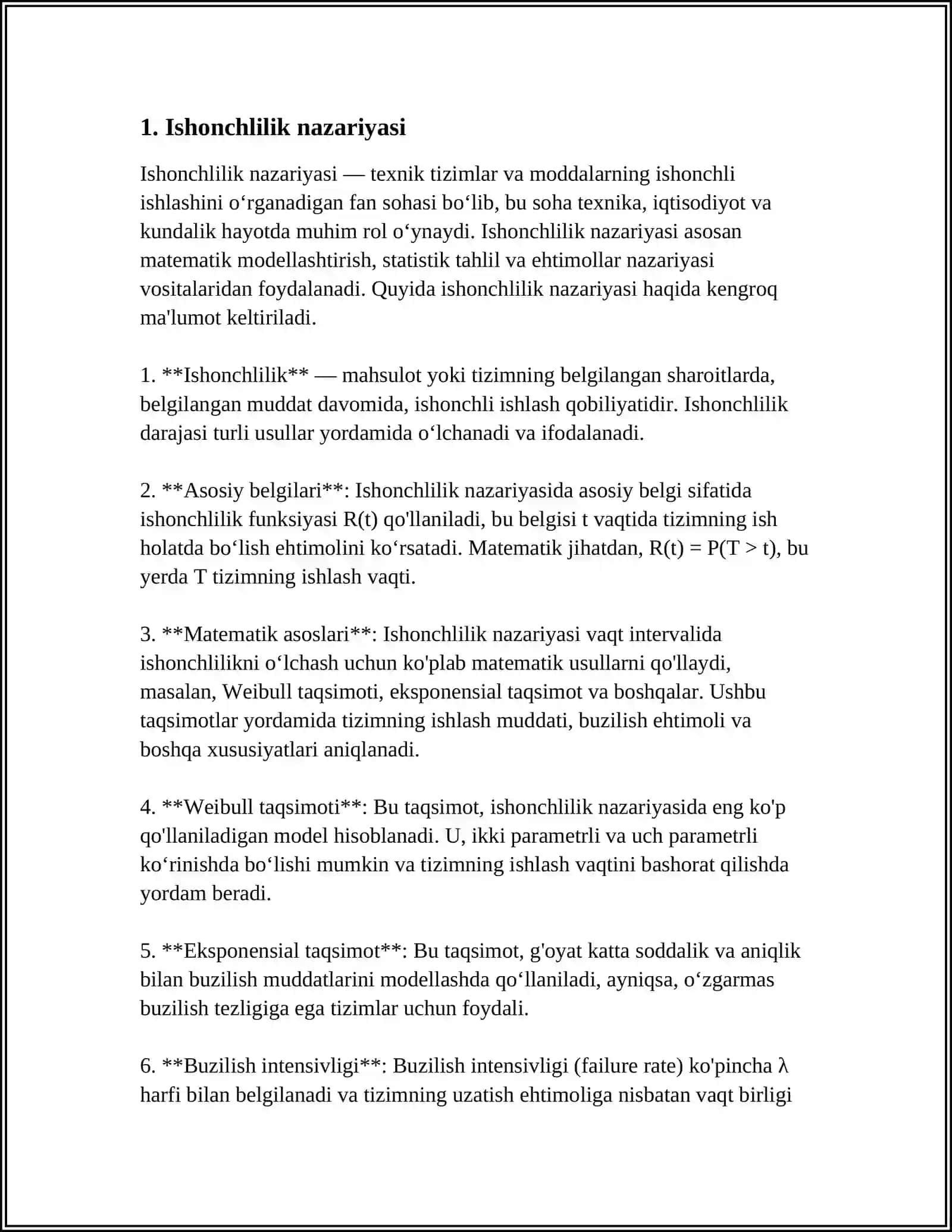 ISHONCHLI VALIDLI TESTLARNI YARATISH TAMOYILI VA METODLARI 4