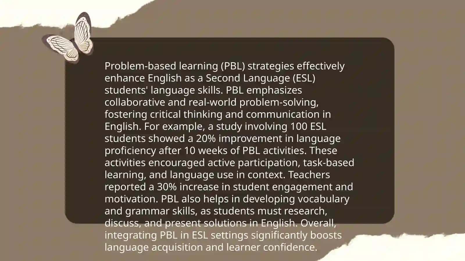Project and problem- based approaches to English language teaching and assessment 4