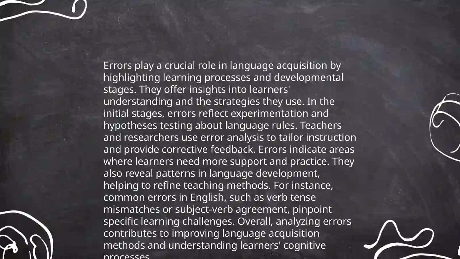 Errors and Interlanguage 4