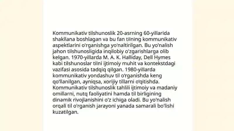Kommunikativ tilshunoslik 4