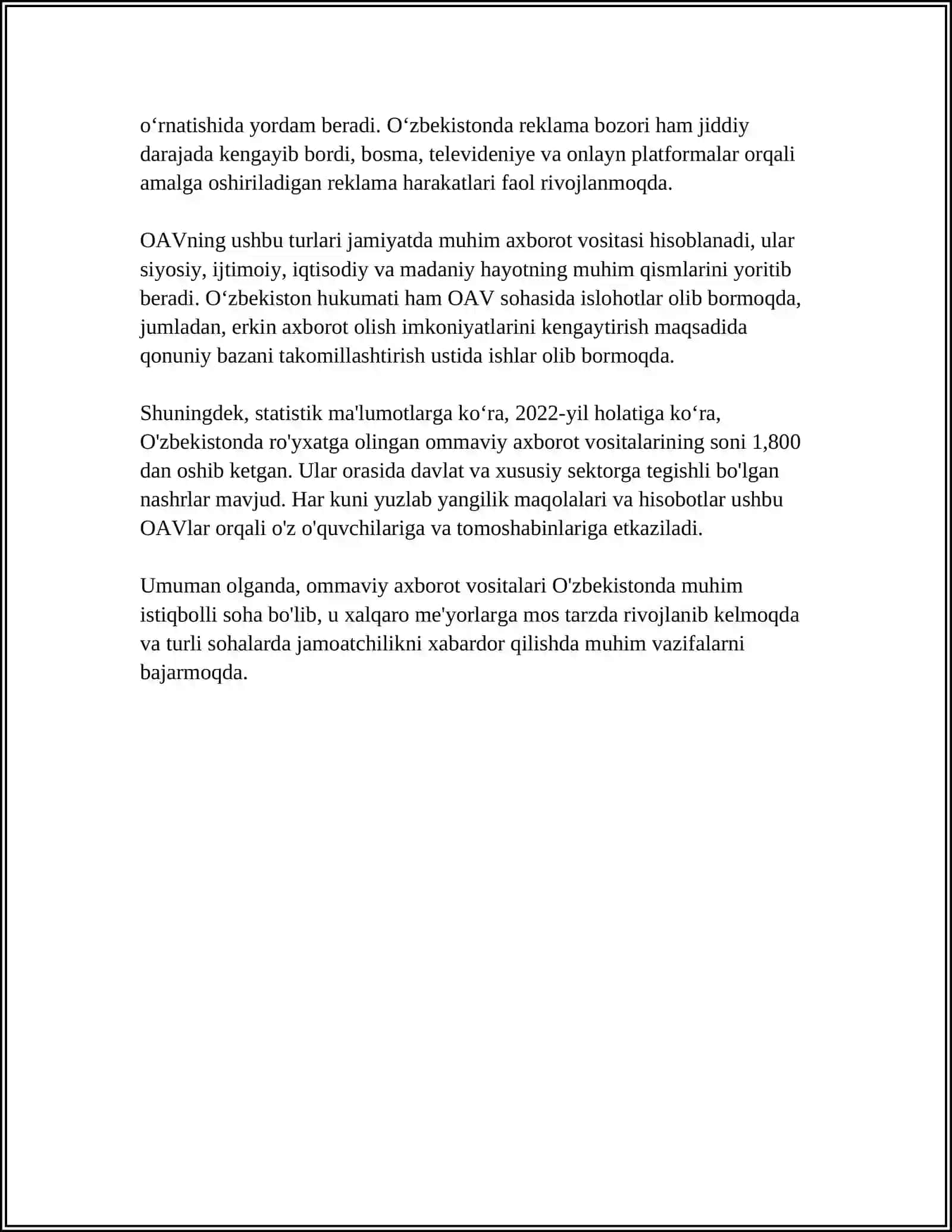OMMAVIY AXBOROT VOSITALARI (OAV) TURLARI VA ULARNING VAZIFALARI 4