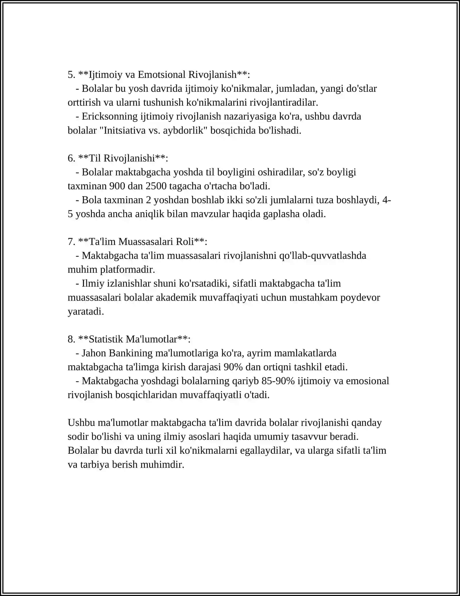 RESPUBLIKADA MAKTQBGACHA TA'LIMGA DOIR ILMIY TADQIQOT ISHLARINING MAZMUN MOHIYATI 4