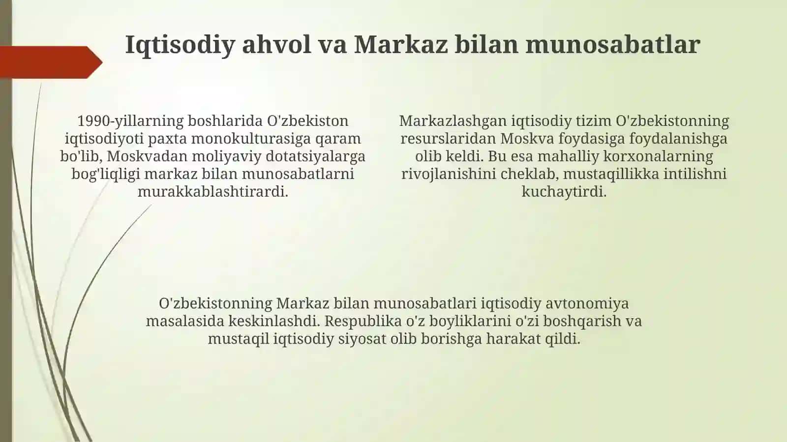 Mustaqillikka erishish jarayonlar 4