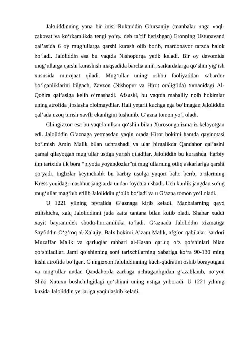Jaloliddin Manguberdi yurt himoyachisi 4