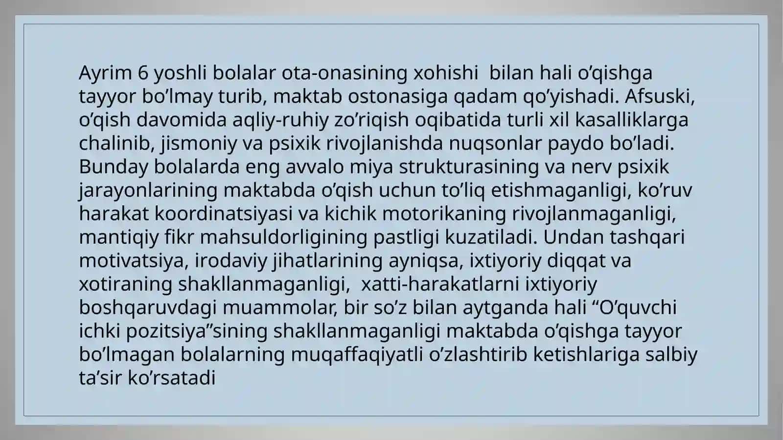Kichik maktab yoshidagi bola 4