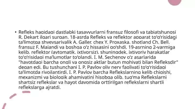 Bolalarda shartli reflekslarning rivojlanishi 4