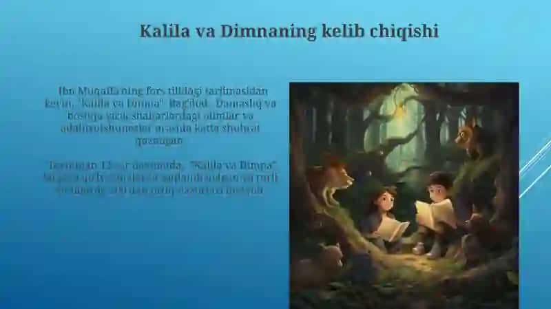 Kalila va Dimna rivoyatlari 4
