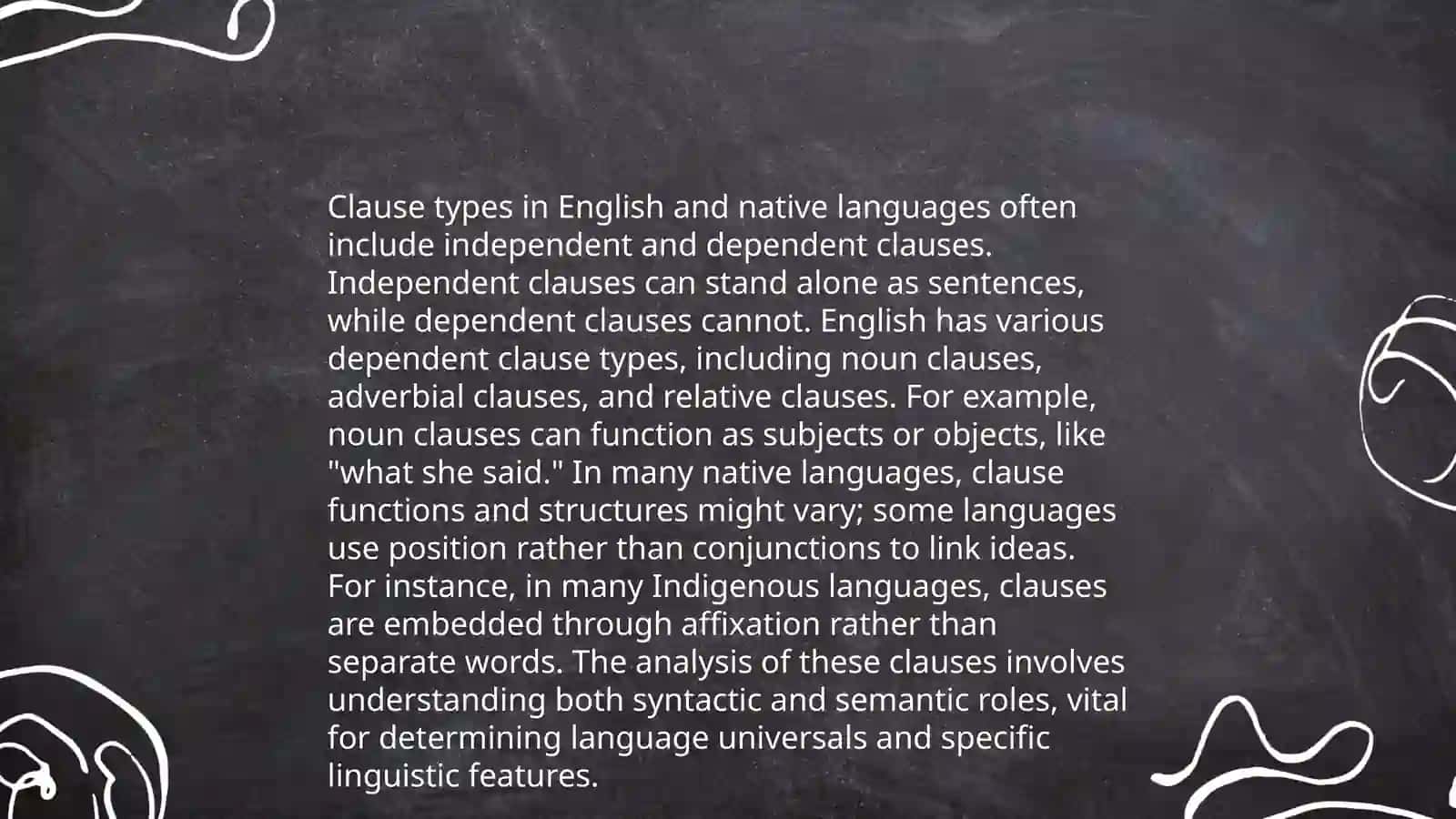 Typology of syntactic level of English and Native Languages 4