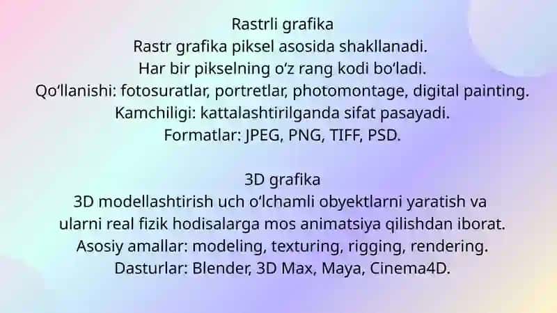 Grafika va video tahrirlash dasturlari 4