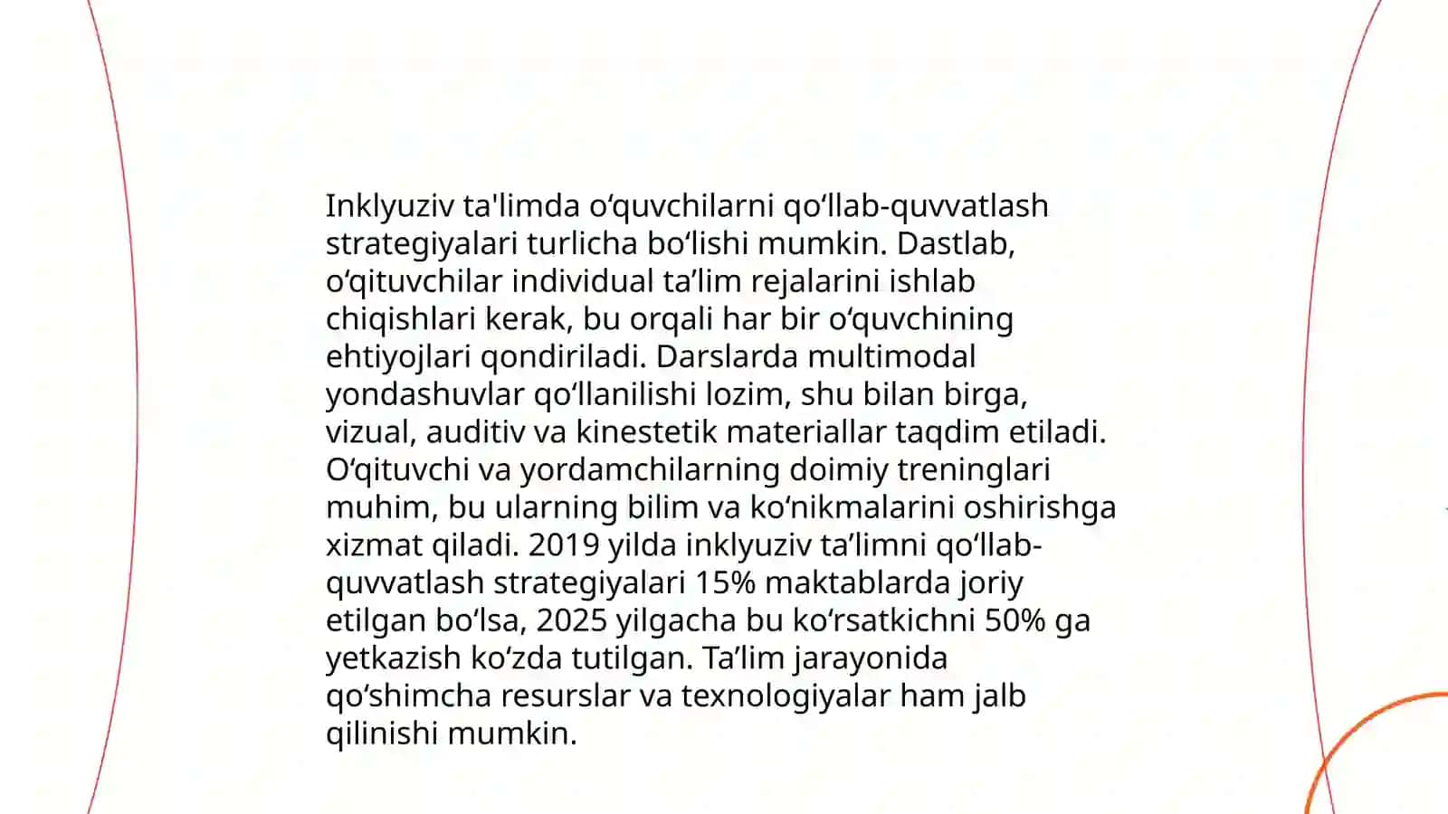 Inklyuziv ta'lim va psixologik-pedagogik yondashuvlar 4
