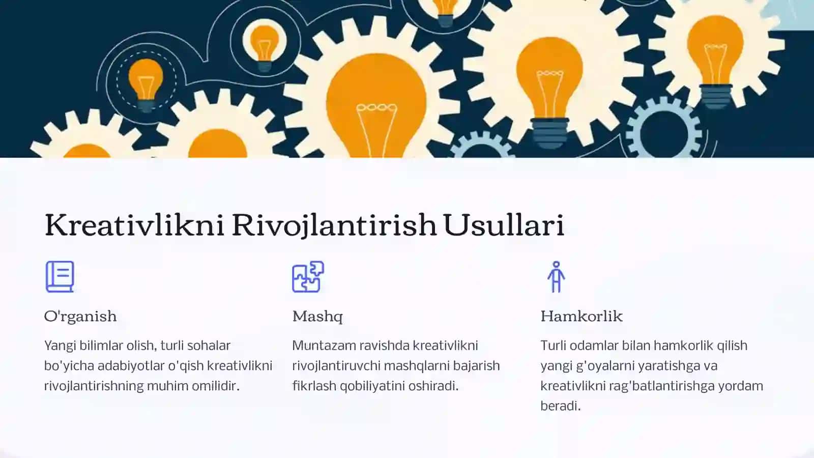Kasbiy Kompetentlikni Shakllantirishda Ijodkorlik va Kreativlikning Roli 4