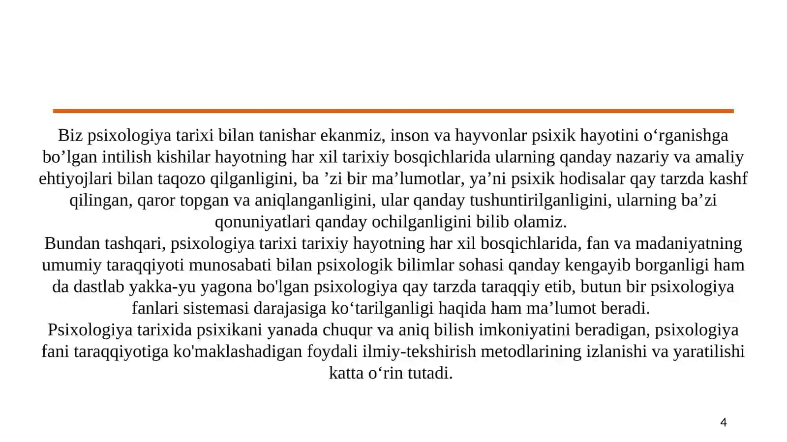 Psixologiya tarixi ijtimoiy jarayonlarning qonuniyatlari 4