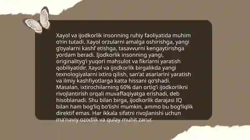 O'ng va Chap Miyasi Faoliyati 4