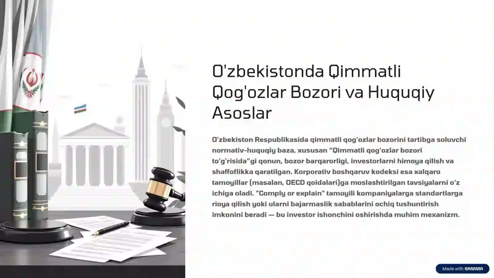 Qimmatli Qog'ozlar Muomilasini Tashkil Etish Asoslari 4