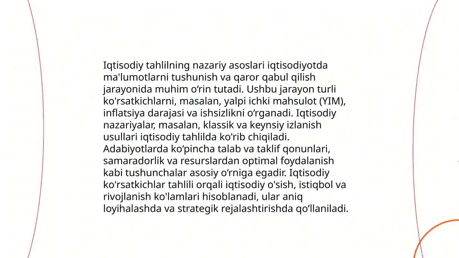 Iqtisodiy tahlil metodologiyasi haqida tushuncha va uning asosiy elementlari taysifi 4