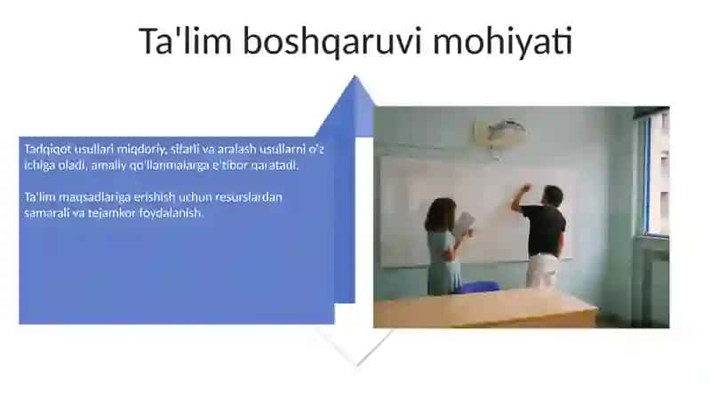 Tarbiyaviy ishlarni boshqarish fanining maqsadi vazifalari va ilmiy tadqiqot metodlari 4