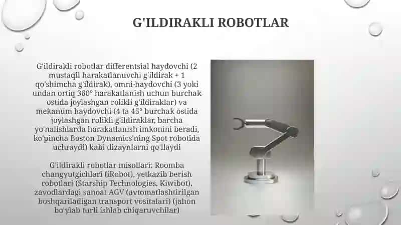 Robotlarning standart konstruksiyalari 4