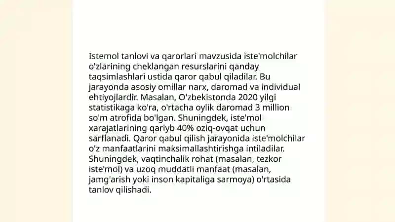 Istemolchilar hati-harakat nazariyasi 4